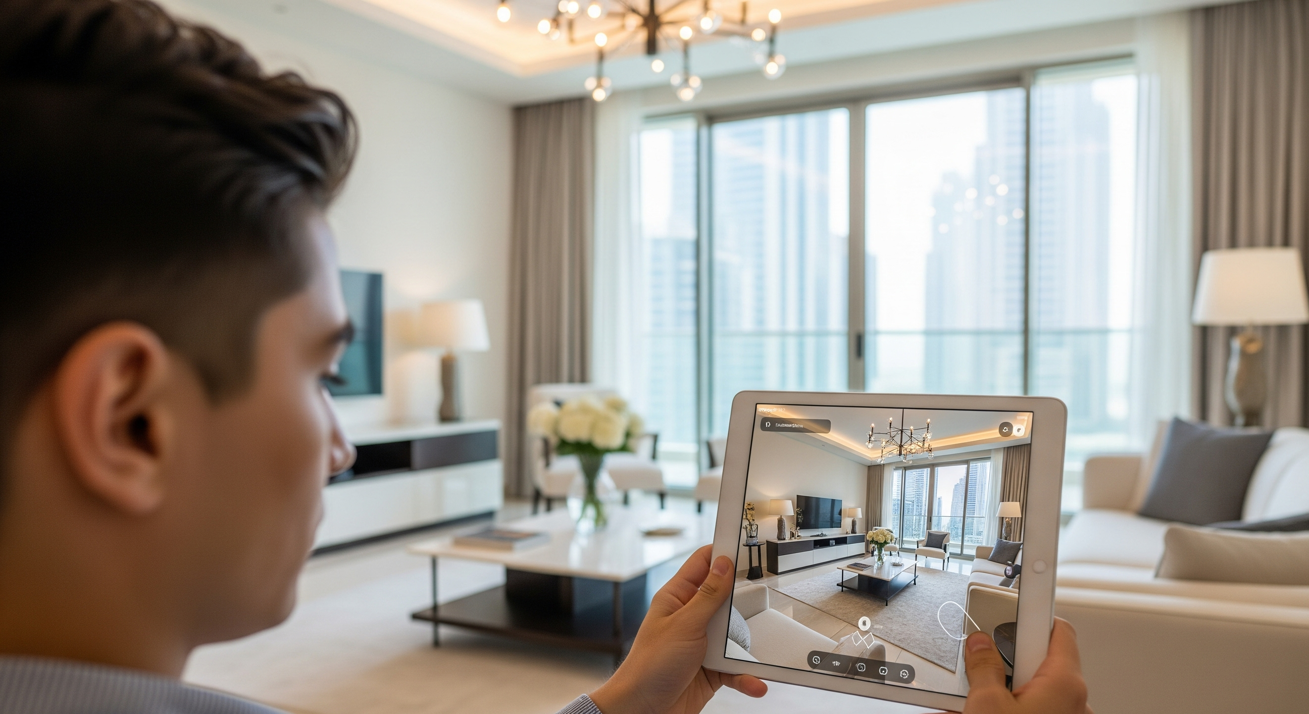 Virtual tour of a property